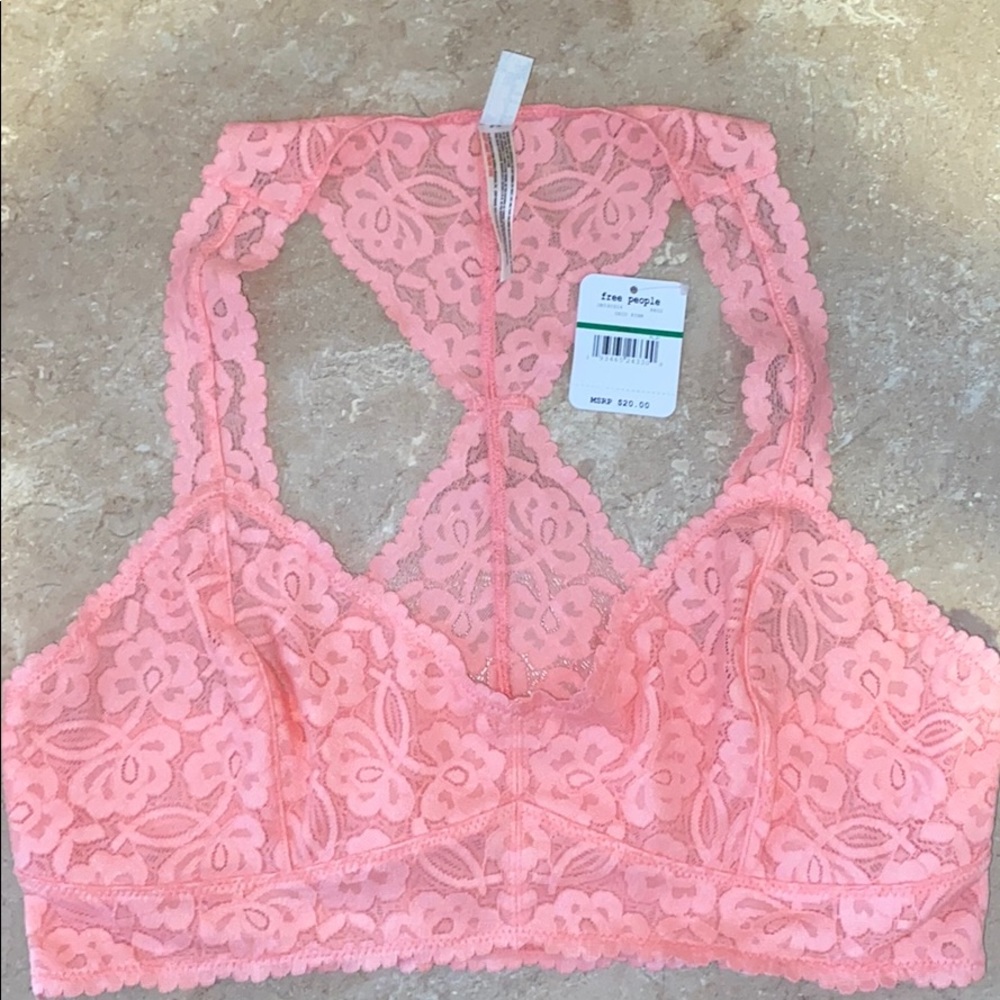 Free People Galloon Lace Racerback Bralette - Picture 3 of 4